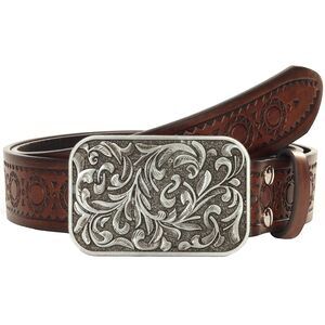 Western-leather Belts For Women Classic Cowboy Cowgirl Embossed Belt With🐞